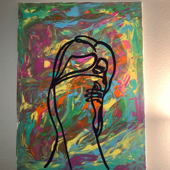 ABSTRACT PAINTING - Picture 2 of 2